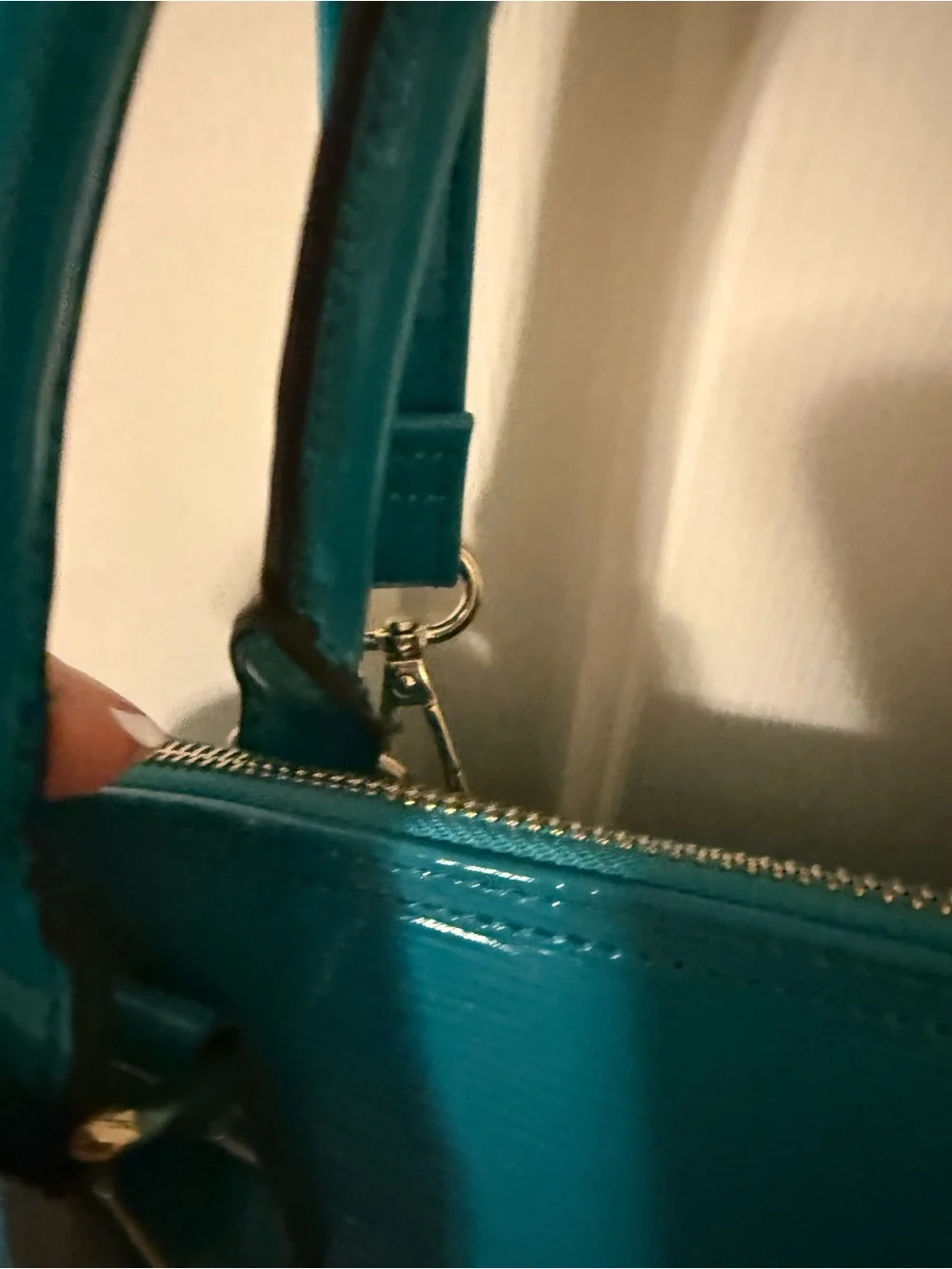Women’s Teal Dome Satchel Bag - Stylish Everyday Tote